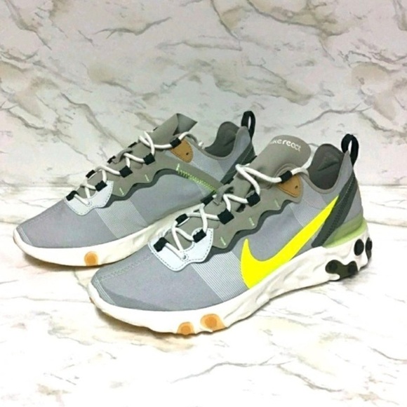 🔥 NIKE React Element 55 Spruce Volt mens SIZE 11 - Picture 6 of 16